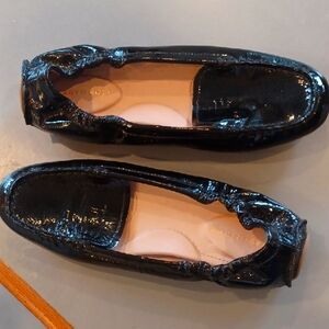 Black Patent LeatherWomen's Driving Moc Shoes